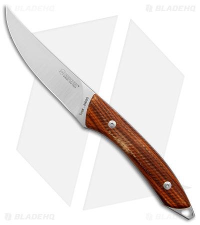 Mercury Trek Fixed Blade Knife Santos Wood Handle (5.1" Satin)