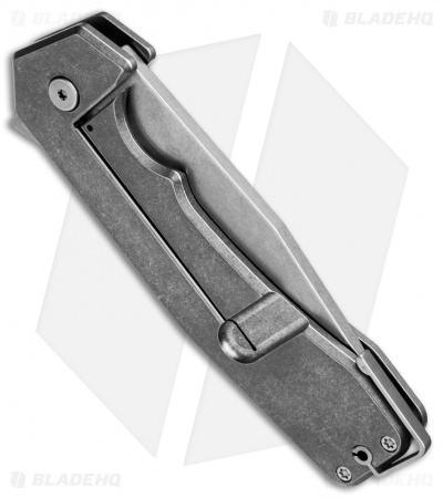 Graham Knives Midtech Razel Flipper Knife Titanium (3.25" Stonewash) GMT