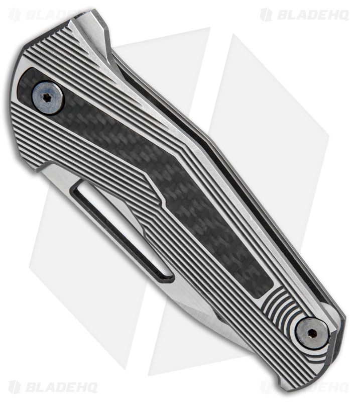 Mikkel Willumsen Urban Tactical Sugga Flipper Knife Ti/CF (3.5" Two-Tone)
