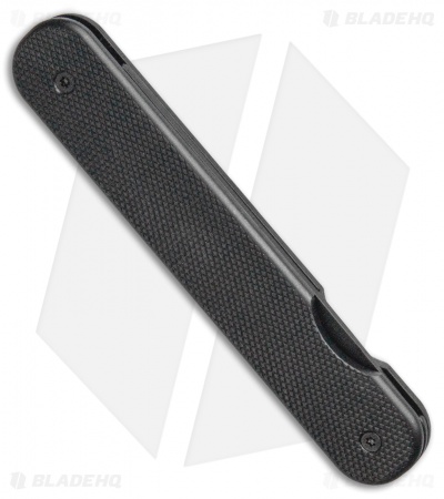 Mikov Pocket Slip Joint Knife Large  Stainless Steel (2.75" Black)