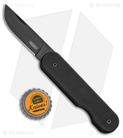 Mikov Pocket Slip Joint Knife Stainless Steel Medium (2" Black)