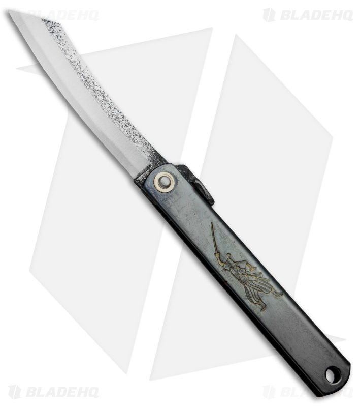 Nagao Higonokami Friction Folder Black Stainless Steel (2.8" Hammer)