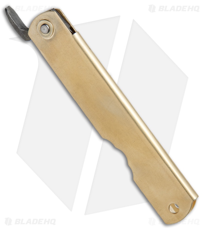 Nagao Higonokami Friction Folder Brass (2.8" Satin) 