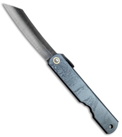 Nagao Higonokami Friction Folder Blue/Gray (3" Aogami) HIGOC3B