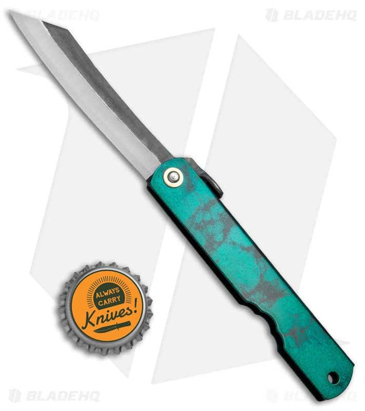 Nagao Higonokami Friction Folder | Jade/2 Tone - Blade HQ