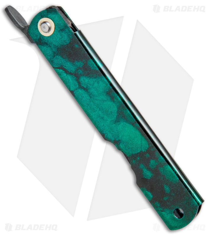 Nagao Higonokami Friction Folder | Jade/2 Tone - Blade HQ