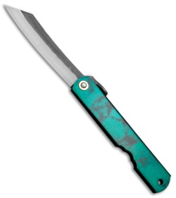 Nagao Higonokami Friction Folder Jade Iron (2.8" Satin) 