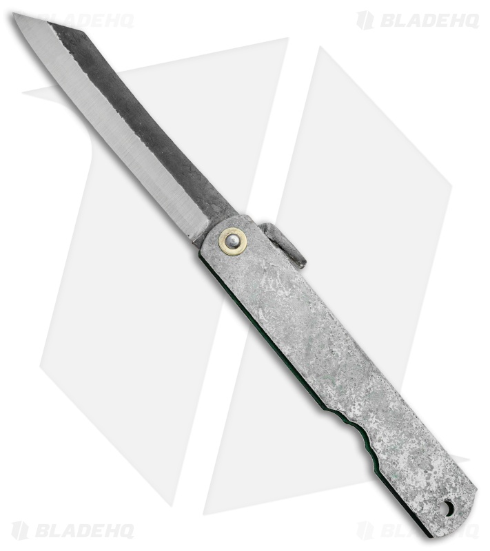 Nagao Higonokami Koriwa Friction Folder Gray Brass (2.8" Satin)