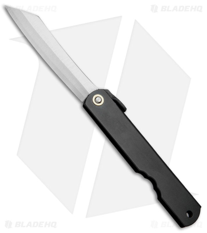 Nagao Higonokami Mizushibuki Friction Folder Black (2.8" Satin)