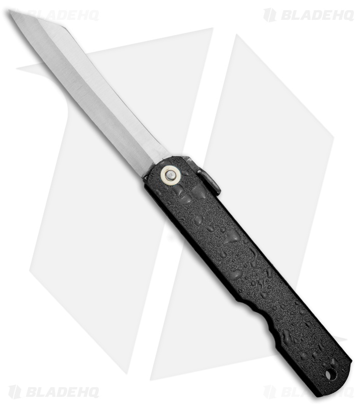 Nagao Higonokami Mizushibuki  Friction Folder Black Splash (2.8" Satin) 