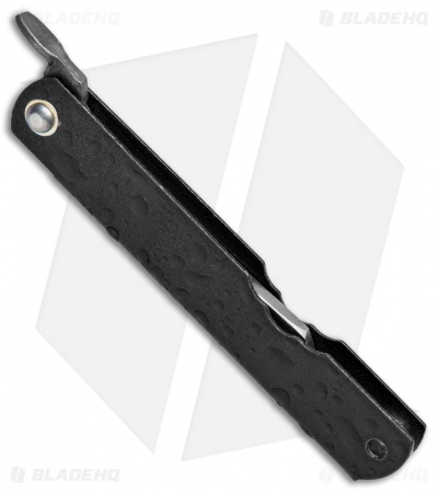 Nagao Higonokami Mizushibuki  Friction Folder Black Splash (2.8" Satin) 