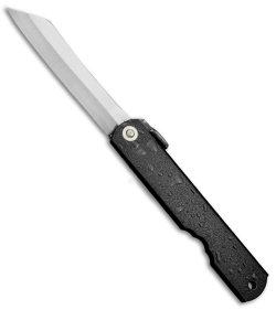 Nagao Higonokami Mizushibuki  Friction Folder Black Splash (2.8" Satin) 