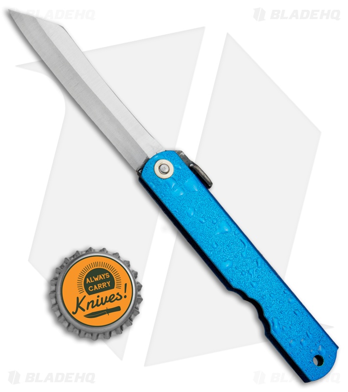 Nagao Higonokami Mizushibuki Friction Folder Blue Splash (2.8