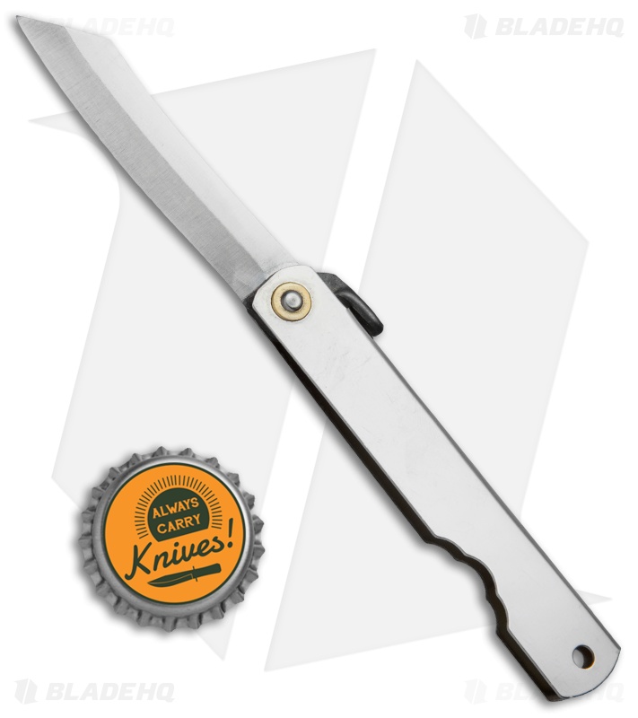 Nagao Higonokami No. 3 Friction Folder Stainless Steel (2.6" Satin) 