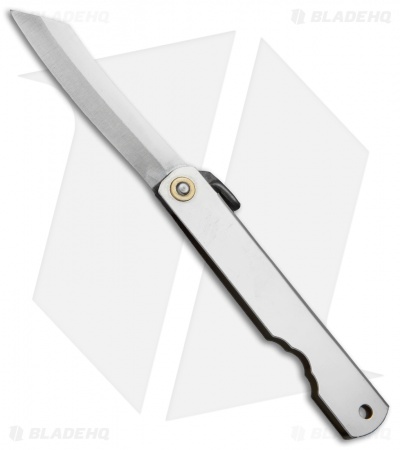 Nagao Higonokami No. 3 Friction Folder Stainless Steel (2.6" Satin) 
