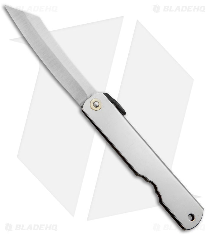 Nagao Higonokami No. 4 Friction Folder Stainless Steel (2.8" Satin) 