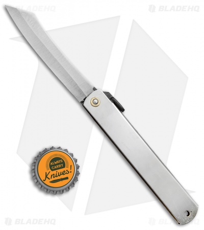 Nagao Higonokami No. 5 Friction Folder Stainless Steel (3.6" Satin) 
