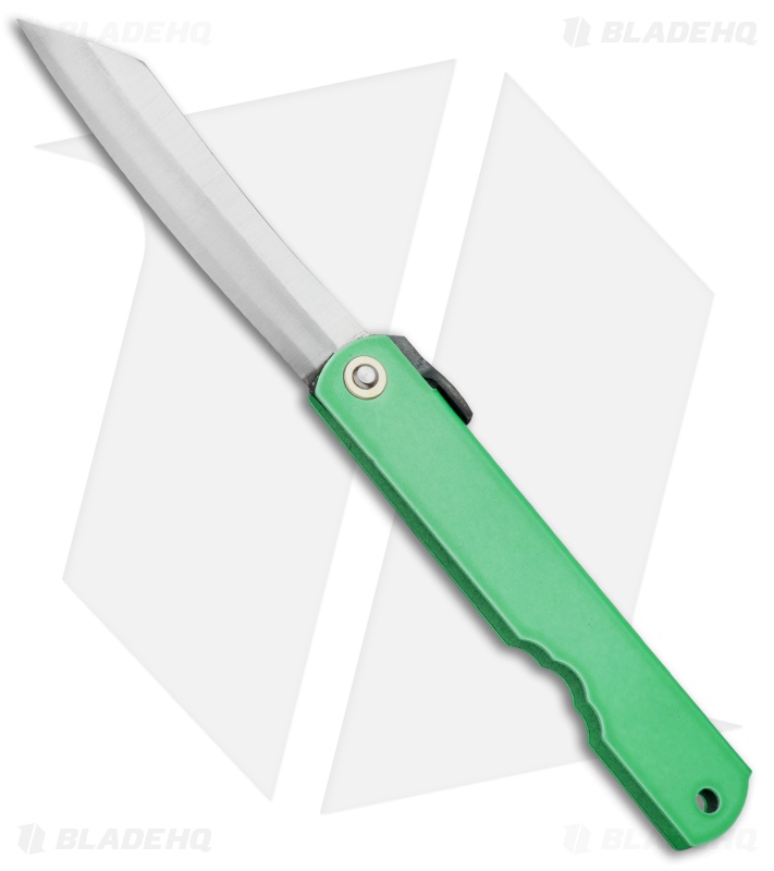 Nagao Higonokami No. 6 Friction Folder Green Iron (2.8" Satin)