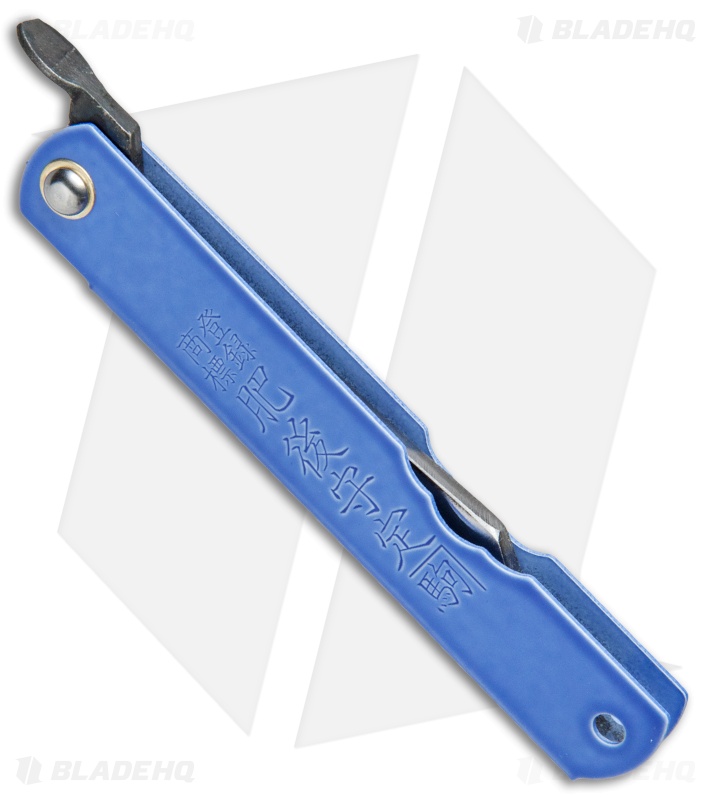 Nagao Higonokami No. 7 Folder Light Blue Satin - Blade HQ Nagao Higonokami No. 7 Folder Light Blue Satin - Blade HQ