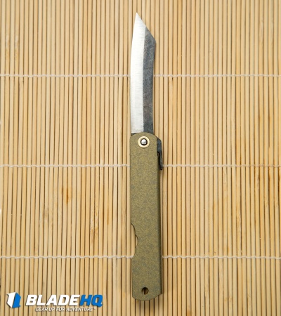 Nagao Higonokami No. 1 Friction Folder Bronzed Iron (2.8" Satin) 