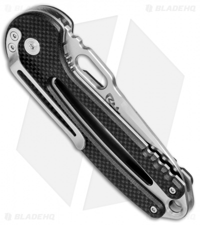Nemesis Holey Moley Liner Lock Knife Black G-10 (3" Satin) NK-18