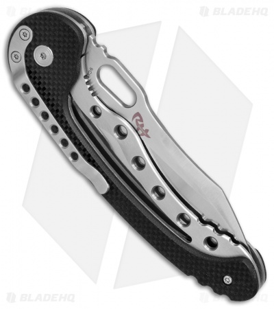 Nemesis Knives Haney Vertebrae Frame Lock Knife Black G-10 (3.5" Satin) NK-20