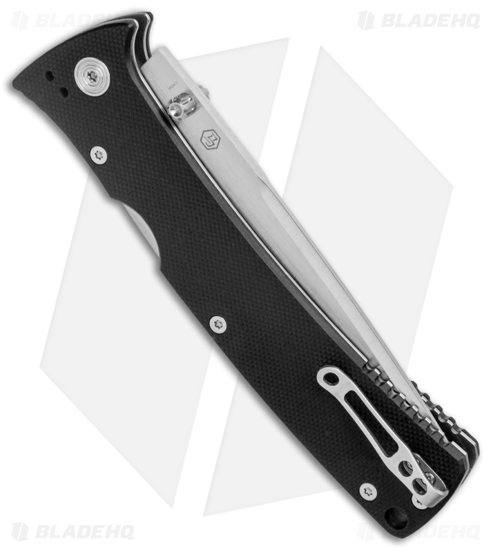 Nemesis Knives MPR-3 Lockback Knife Black G-10 (3.5" Satin) NK-22