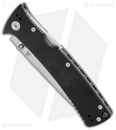 Nemesis Knives MPR-3T Tanto Lockback Knife Black G-10 (3.5" Satin) NK-22T