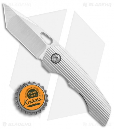 Nick Swan Knives Microlith Frame Lock Folder Titanium (2.38" Satin)