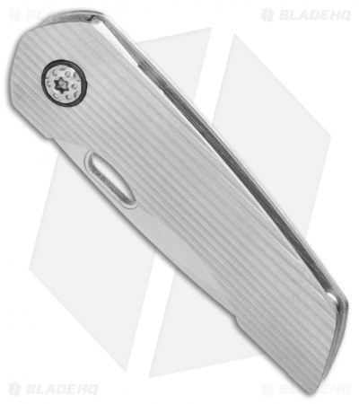 Nick Swan Knives Microlith Frame Lock Folder Titanium (2.38" Satin)