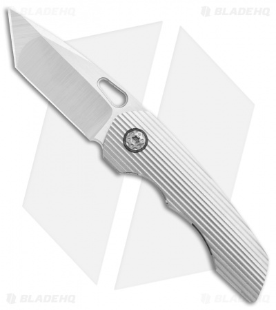 Nick Swan Knives Microlith Frame Lock Folder Titanium (2.38" Satin)