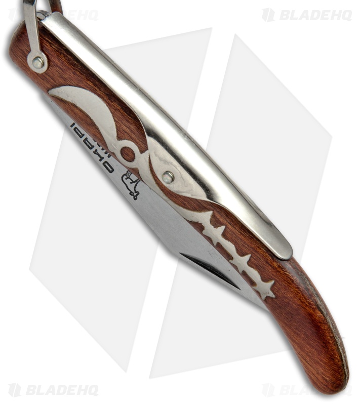 Okapi Big Sable Slip Joint Folding Knife Cherry Wood (3.7" Satin
