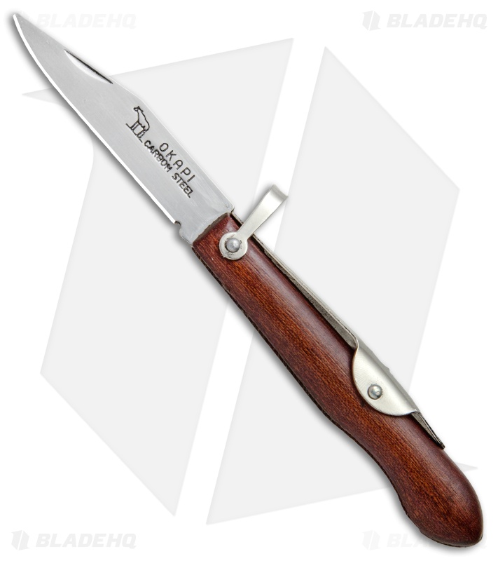 Okapi Genet Slip Joint Folding Knife Cherry Wood (2.7