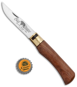 Antonini Old Bear Classical Large Folding Knife American Walnut (3.4" Satin)