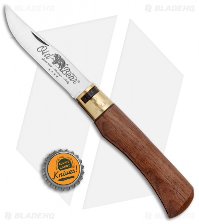 Antonini Old Bear Classical Large Folding Knife American Walnut (3.4" Satin)