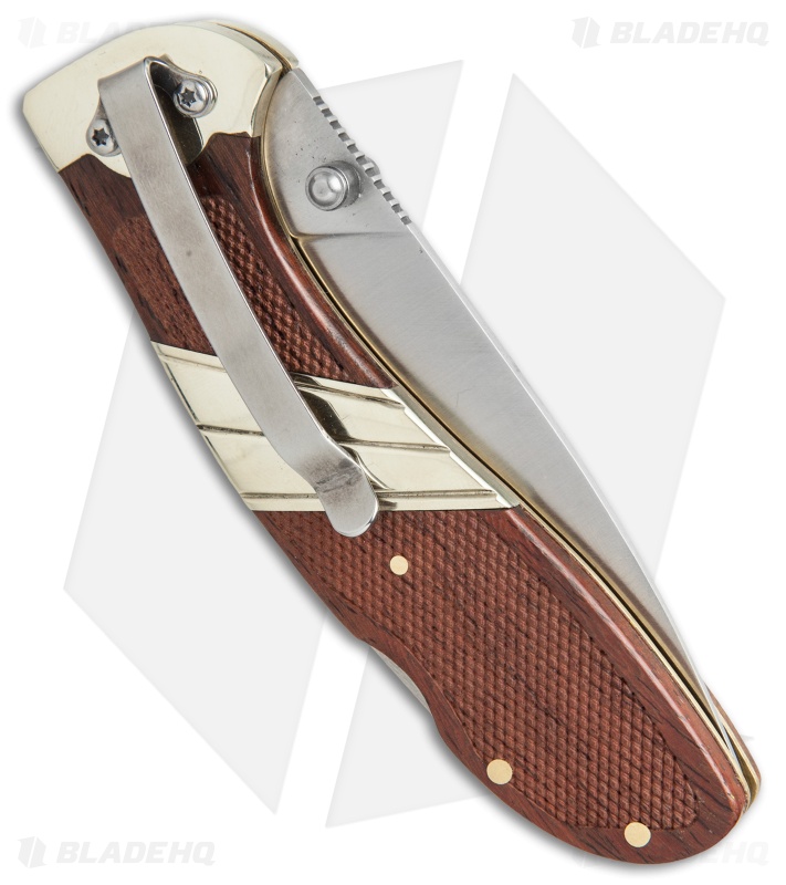 Old Timer Large Lockback Folding Knife Wood (3.3." Satin) 32OT