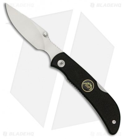 Outdoor Edge Caper-Lite Lockback Knife Black G-10  (2.4" Satin)