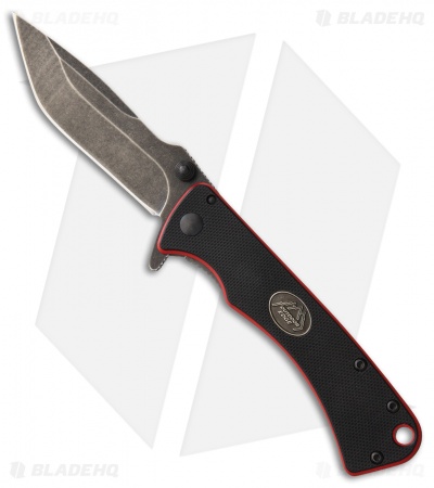 Outdoor Edge Divide Frame Lock Knife Black G-10  (3" Black Stonewash)