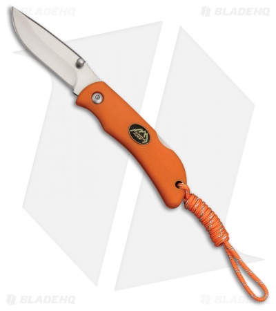 Outdoor Edge Mini-Blaze Lockback Knife  Orange TPR (2.2" Satin)