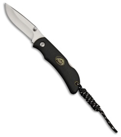 Outdoor Edge Mini-Grip Lockback Knife Black TPR (2.2" Satin)