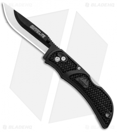 Outdoor Edge Onyx Lite Lockback Knife  w/ 2 Extra Blades (2.75" Satin)