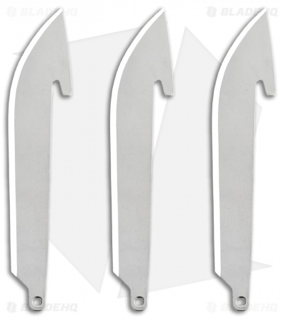 Outdoor Edge Razor Lite Lockback Knife Blue w/ 3 Extra Blades (2.8" Satin)