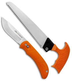 Outdoor Edge SwingBlaze-Pak Orange Double Edged Knife and T-Handle Saw