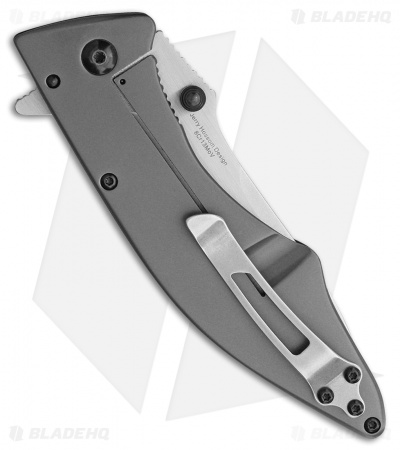 Outdoor Edge Conquer Frame Lock Knife  Brown G-10  (3.5" Stonewash)