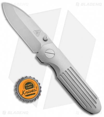 Prometheus Design Werx Badger Frame Lock Knife Titanium (3" Bead Blast) 