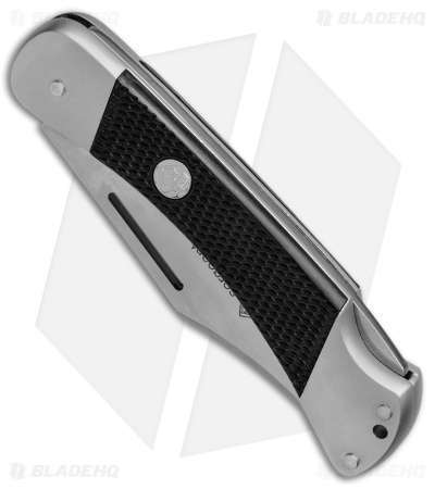 Puma Sergeant Lockback Knife Black ABS (3.2" Satin) 230265
