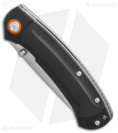 QSP Copperhead Liner Lock Knife Black G-10 (3.5" Satin) 