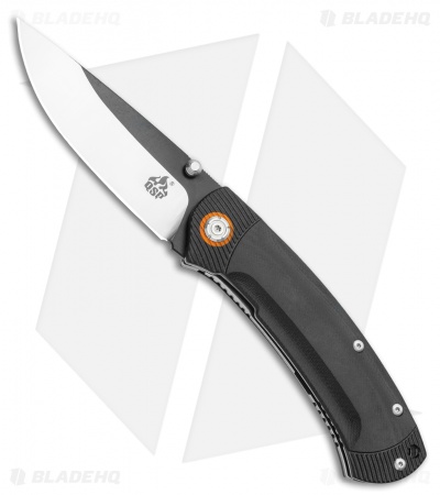 QSP Copperhead Liner Lock Knife Black G-10 (3.5" Two Tone) 