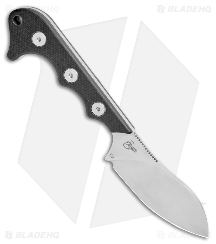 QSP Neckmuk Fixed Blade Neck Knife Black G-10 (2.8" Satin) QS125-A