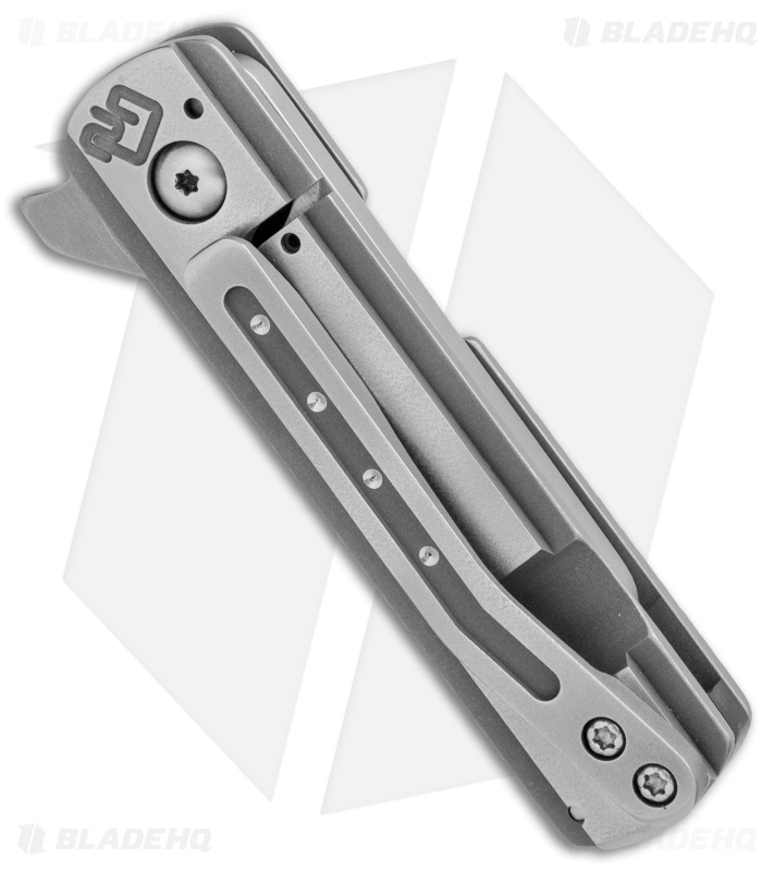 Quest Custom Wharncliffe Micro Kwaiken 2.0 Frame Lock Knife (2" Stonewash)